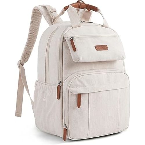 mommore Diaper Bag Backpack, Multi-function Travel Baby Diaper Bag for Mom, Large Capacity Baby Essentials with Insulated Pockets, Changing Pad, Stroller Straps