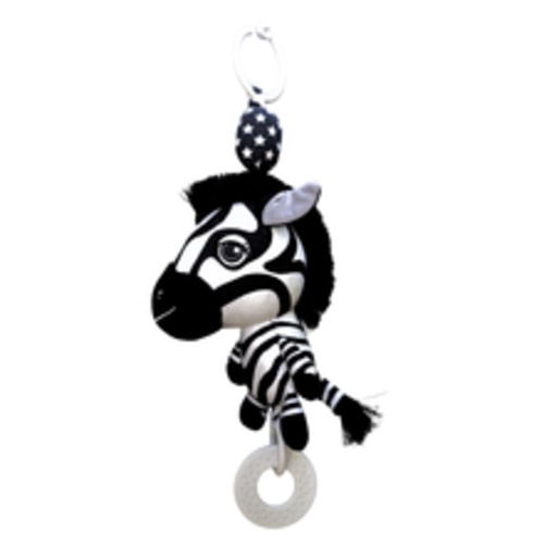 Ziggy the Zebra – High Contrast Sensory Hanging Toy – Young Wonderer Black and White Baby Boutique