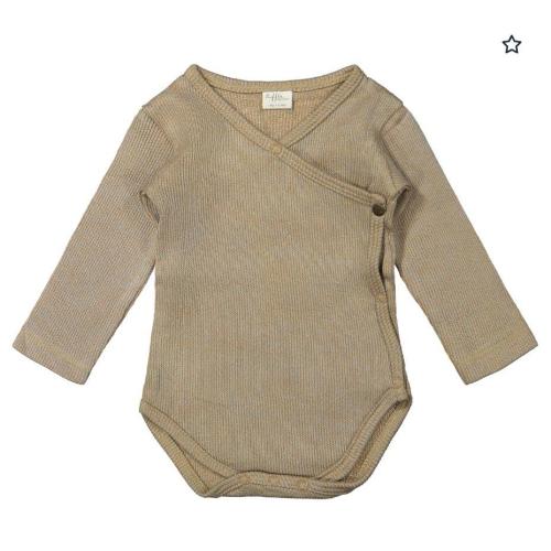 Riffle (Amsterdam) - Organic Cotton Knit Bodysuit - Stone Blue