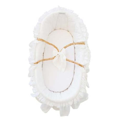 Moses Basket in Ivory