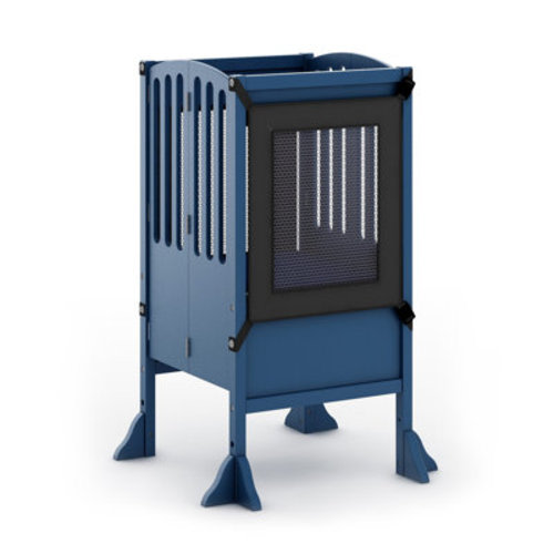Guidecraft Contemporary Kitchen Helper Foldable Toddler Tower Stool with Anti-tip Feet and Safety Nets & Reviews | Wayfair