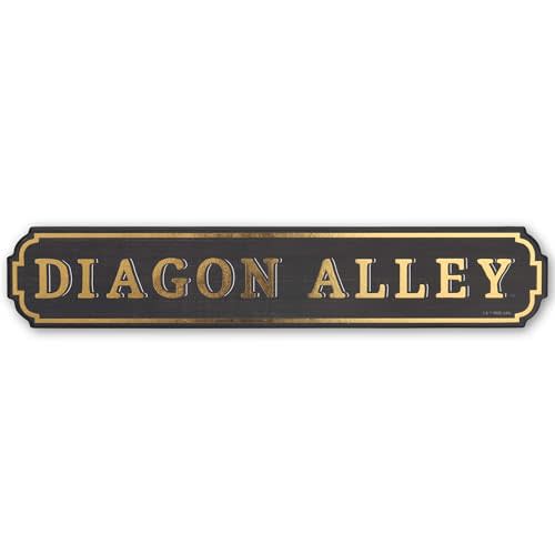 Harry Potter Diagon Alley Horizontal Wood Wall Decor - Fun Harry Potter Sign for Bedroom or Movie Room