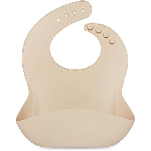 Loulou Lollipop Soft, Waterproof Silicone Feeding Bib