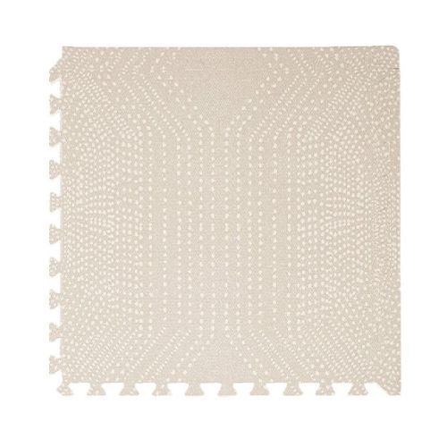 Toddlekind Haven Baby Playmat - 6pc Deco Ecru
