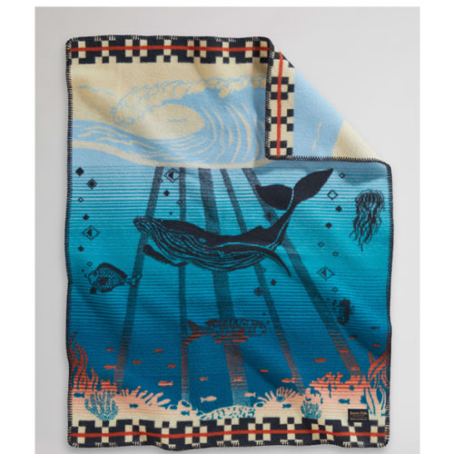 TIDE SCHOOL CRIB BLANKET