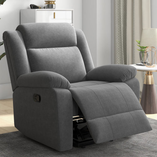Wade Logan® Brynli 37.4" Wide Modern Upholstered Manual Rocker Recliner & Reviews | Wayfair