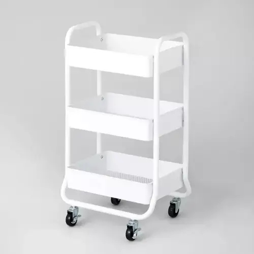 RÅSKOG Utility cart - white 13 3/4x17 3/4x30 3/4 "