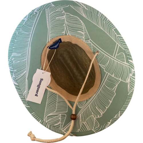 Lifeguard Straw Hat, Banana Leaves - Sunguard Swim | Maisonette