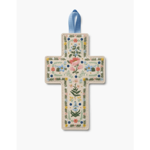Embroidered Cross - Rosette – Rifle Paper Co