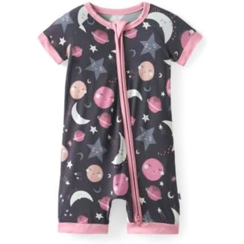 Little Sleepies Shorty Pajamas, Viscose from Bamboo Short Sleeve Romper PJs