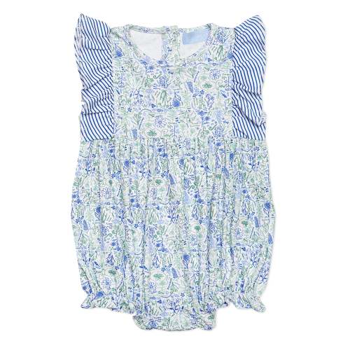 Birth Flowers Baby Girl Ruffle Bubble