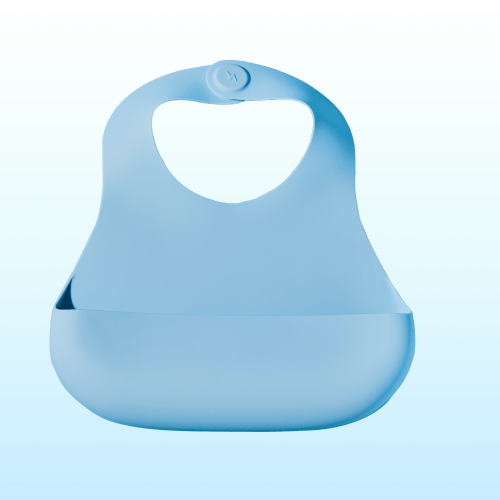 Magnetic Silicone Baby Bib, Blueberry Burst | Babynetic