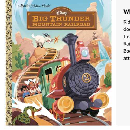 Big Thunder Mountain Railroad (Disney) (Little Golden Book)