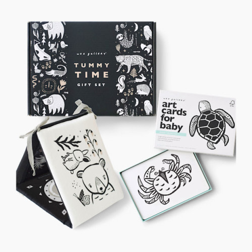 Tummy Time Art Bundle with Gift Box - Ocean