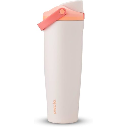Owala FreeSip Sway - Stainless Steel-40-oz.-Orange/Tan(Sparkling Sherbet)