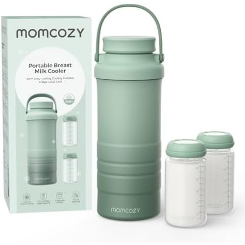 Momcozy 22oz Portable Breastmilk Cooler for 24H Outdoor, Newborn Essentials