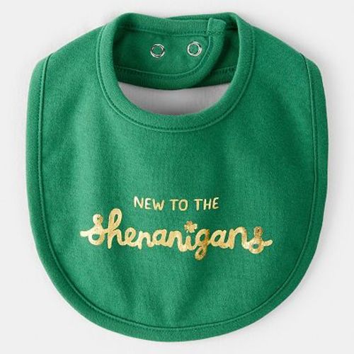 Baby Carter's St. Patrick's Day Bib - New to the Shenanigans