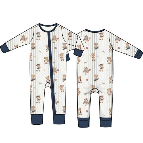 Angel Dear Sports Bears Playsuit – Bayou Baby Children's Boutique