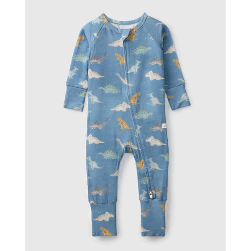 Baby Sleeper in TENCEL™ Lyocell - Dinosaur Stomp