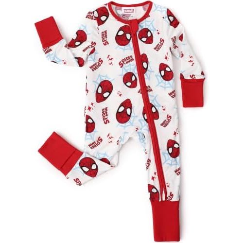 Disney Baby Viscose Made from Bamboo 2-Way Zipper Footie Outfit NB to Inf