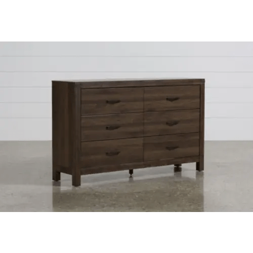 Willow Creek II Brown Wood 6-Drawer Dresser