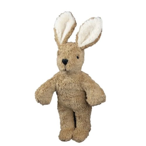 Senger Organic Cotton Baby Rabbit, 9", Beige | Stuffed Animals- Blue Otter Toys
