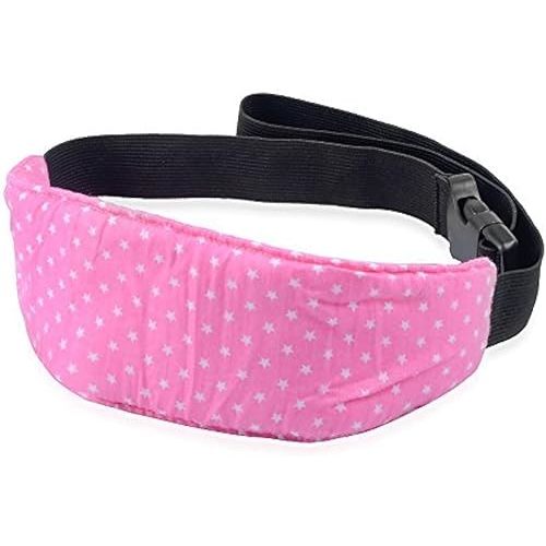 Head Support for Stroller Car Seat - Head Band Strap Headrest for Sleeping Traveling for Toddler Kids Children Child Baby Infant- Pink