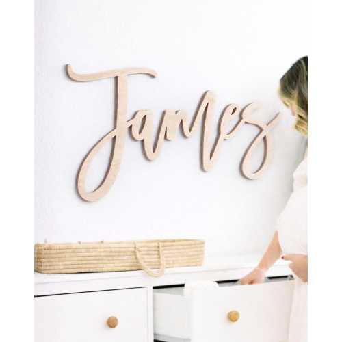 Custom Wood Name Sign for Nursery Boy or Girl,Over Crib Sign, Baby Name Sign, Family Name Sign, Custom Name Sign, Wooden Sign, Nursery Decor