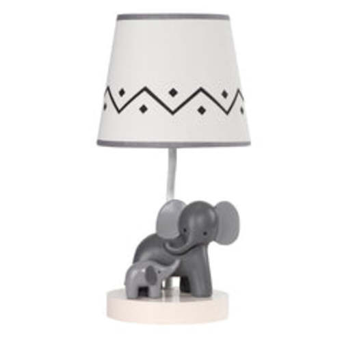 Me & Mama Nursery Lamp with Shade & Bulb