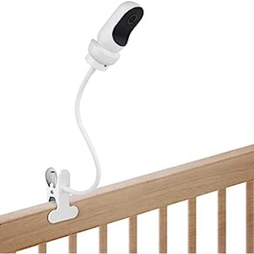 Clamp Mount for Owlet Cam and Owlet Cam 2, Flexible Baby Monitor Holder Crib Mount