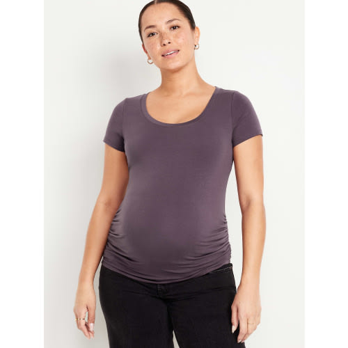 Maternity EveryWear Scoop-Neck T-Shirt