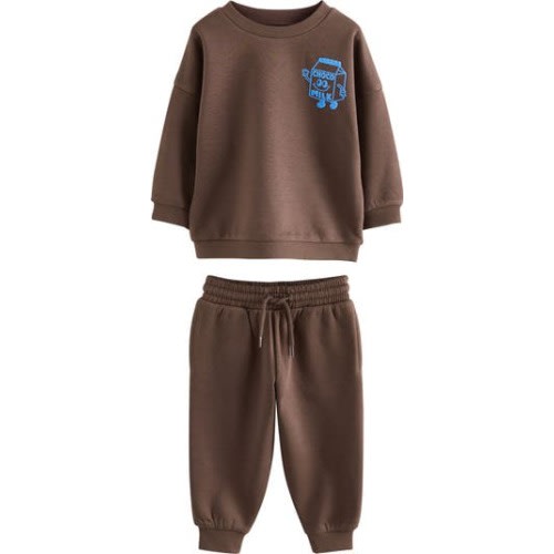 Kids' Chocolate Milk Sweatshirt & Sweatpants Set, 12-18M