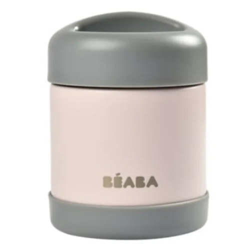 10 Oz Stainless Steel Insulated Jar - Elegant Rose