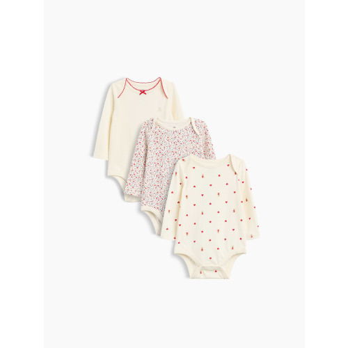 Baby First Favorites Organic Cotton Brannan Bear Bodysuit (3-Pack)