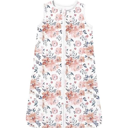 TotAha Light Sleep Sack, Stretchy, Soft, Cozy Wearable Blanket Sleep Bag with 2-Way Safe Zippers for 0-6-12-24 Months 0.5 TOG