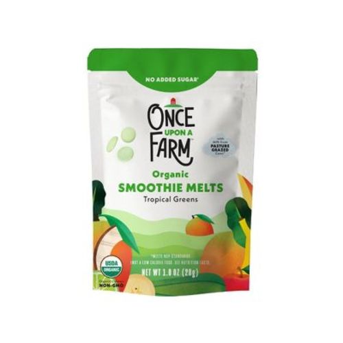 Once Upon a Farm Organic Smooth Melts Baby Snacks - Tropical Greens - 1oz