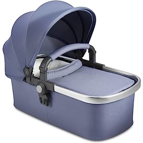 Joovy Portable Stroller Bassinet with Zip Closure, UPF 50 Sun Canopy - Compatible with Joovy Qool and Caboose RS Strollers (Adapters Sold Separately), Slate