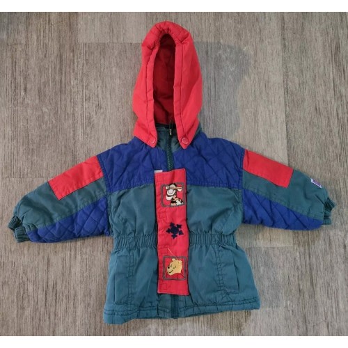 Vintage Disney Winnie The Pooh Color Block Winter Jacket Baby Coat