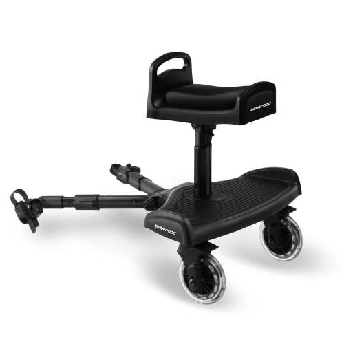 Beberoad Love Stroller Board, Detachable Seat, Fits Most Strollers, Holds Up to 45lbs