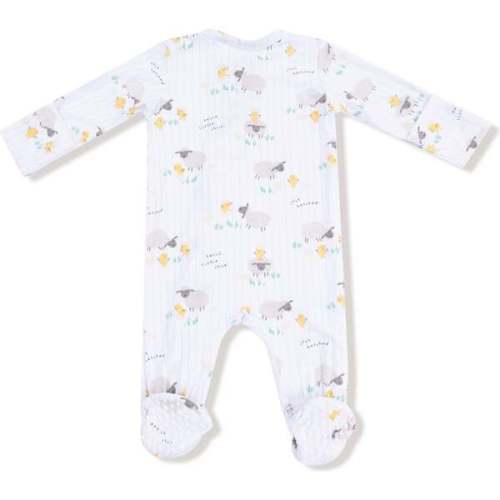 2 Way Zipper Footie, Just Hatched - Angel Dear | Maisonette
