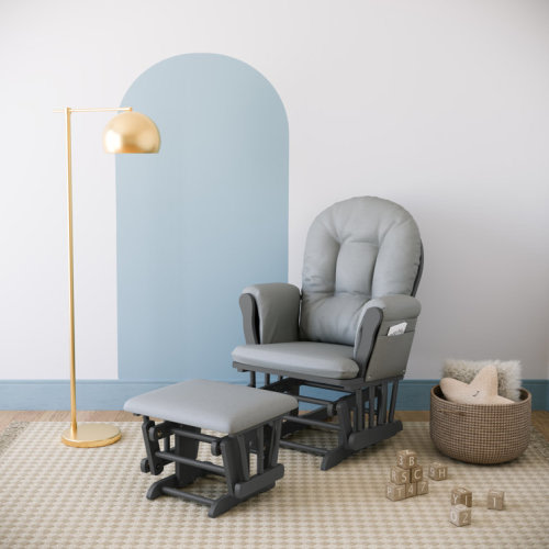 Hoop Glider with Ottoman