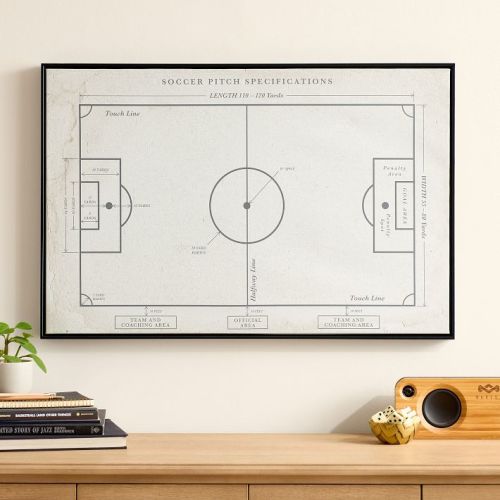 Soccer Vintage Framed Sports Art