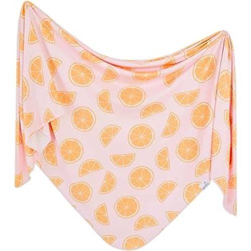 Copper Pearl Baby Swaddle Blanket - Premium Knit Baby Blanket, Large Soft Stretchy Receiving Blankets for Baby Boy and Girl, Swaddles for Newborn, Infant, and Toddler (Cutie)