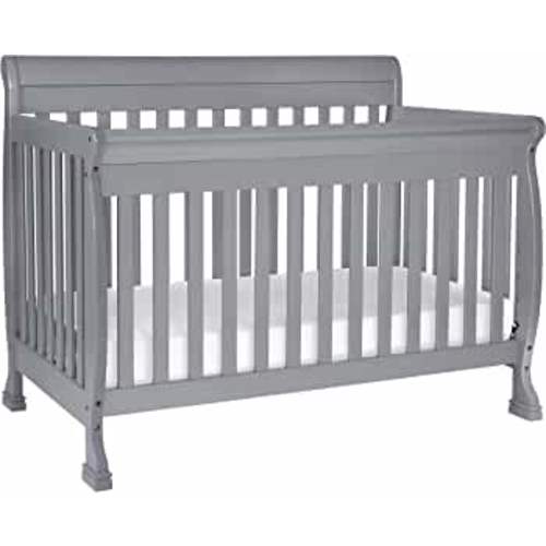 DaVinci Kalani 4-in-1 Convertible Crib in Grey, Greenguard Gold Certified
