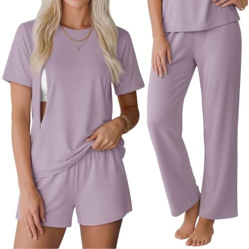 3 Piece Maternity Nursing Pajamas Set