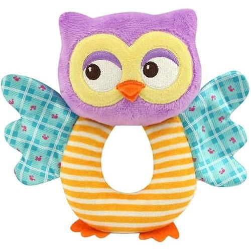 teytoy Owl Soft Rattle Toy for Over 0 Months