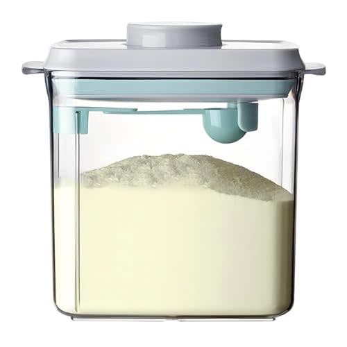 Milk Powder Container - 1700ml Large Capacity Milk Powder Storage Box with Spoon,Baby Formula Storage Case for Shopping Picnic Barbecue Walking Travel Camping