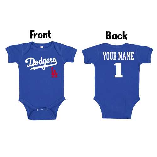 Los Angeles Dodgers Custom Royal Blue Bodysuit