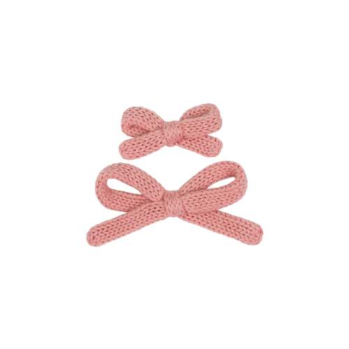 Sweater Bow - Peony Knit Clip