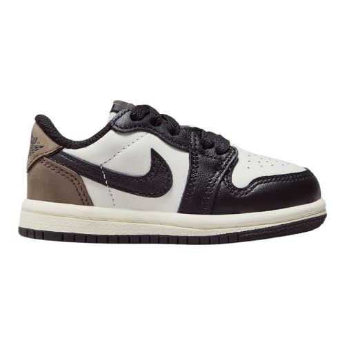 Air Jordan 1 Retro Low OG Mocha Infant Toddler Lifestyle Shoes (Sail/Black/Dark Mocha)